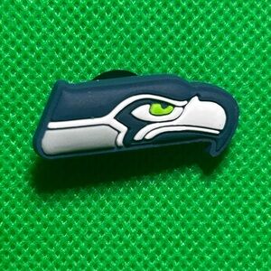 🌼 (5/$10 or 10/$15) NEW “NFL” Fun Croc Shoe Charm Collection Seattle Seahawks
